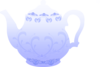 Blue Teapot Image